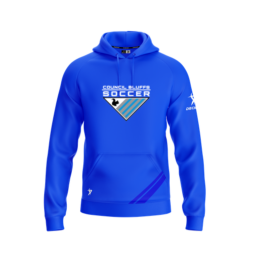 [FOLHSMRY-YXS-LOGO1] Decker Summit Hoodie (Youth XS, Royal, Logo 1)