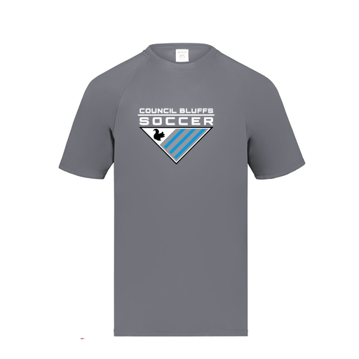 [2790.059.S-LOGO1] Men's Smooth Sport T-Shirt (Adult S, Gray, Logo 1)