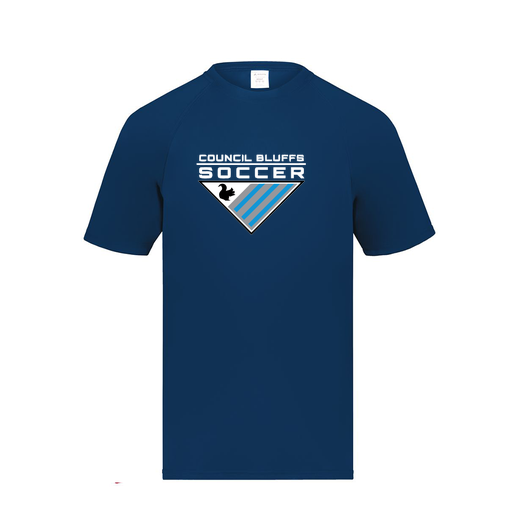 [2790.065.S-LOGO1] Men's Smooth Sport T-Shirt (Adult S, Navy, Logo 1)