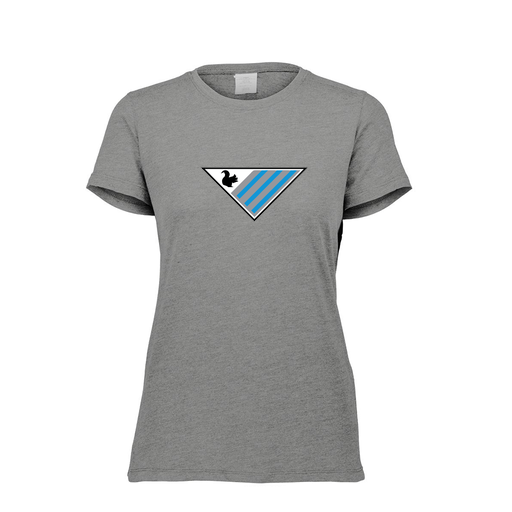 [FTSCUBGY-FAXS-LOGO2] Decker Women's Tri-Blend T-Shirt - Short Sleeve (Female Adult XS, Gray, Logo 2)
