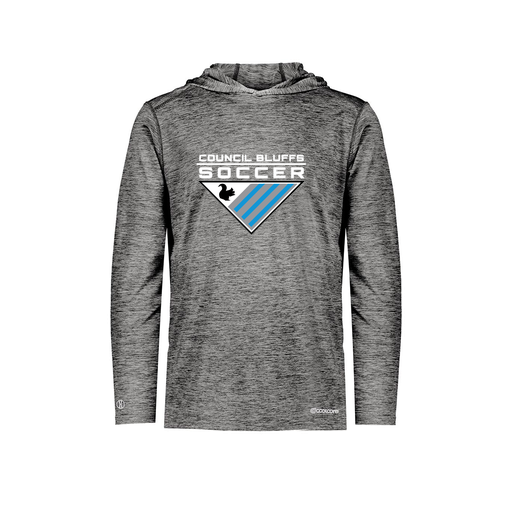 [FOLHCGBK-AS-LOGO1] Decker Men's Charge Hoodie (Adult S, Black, Logo 1)