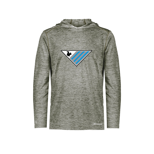 [FOLHCGGY-YS-LOGO2] Decker Youth Charge Hoodie (Youth S, Gray, Logo 2)