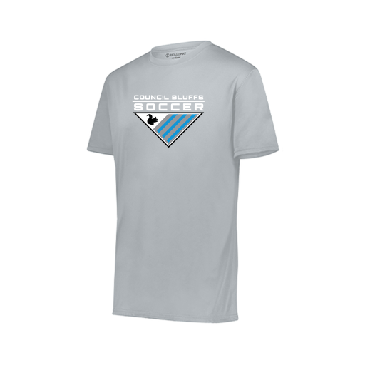 [222818.099.S-LOGO1] Men's Movement Dri Fit Shirt (Adult S, Silver, Logo 1)